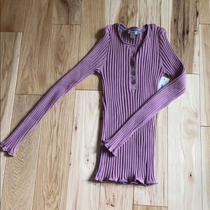 Purple stretchy top